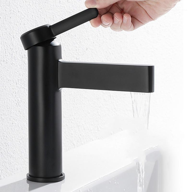 

Bathroom sink hot and cold faucet single handle basin faucet hand washing bathroom toilet deck1