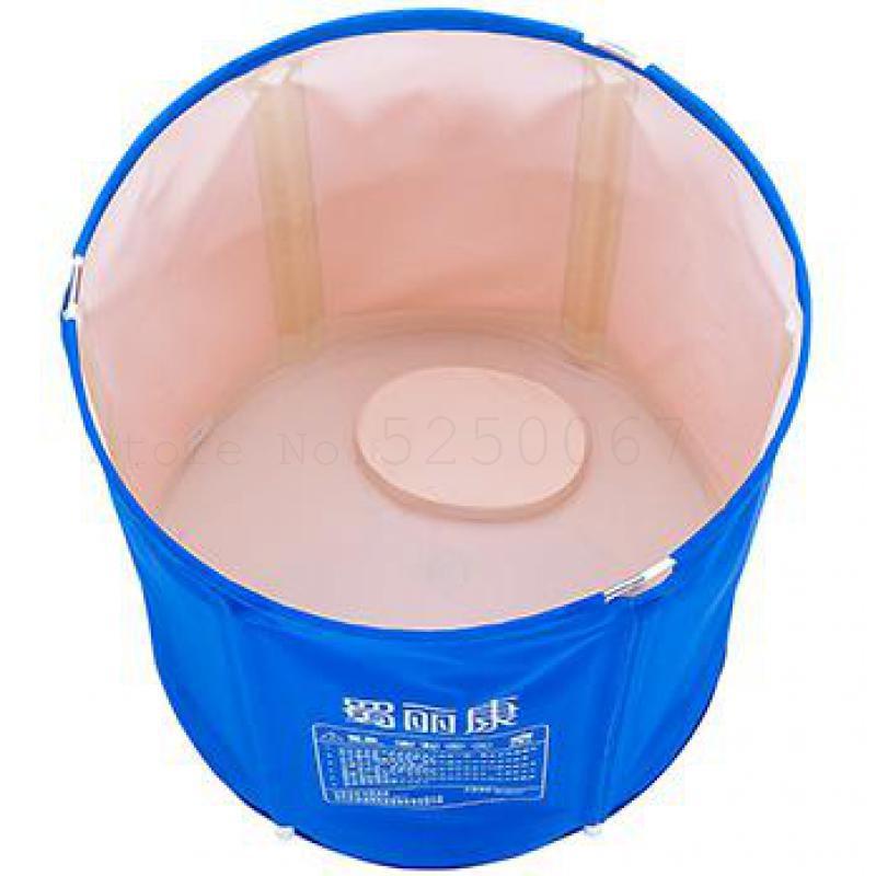 

Foldable Bath Barrel Household Adult Whole Body Bath Large Adult Shower Barrel Can Sit And Lie