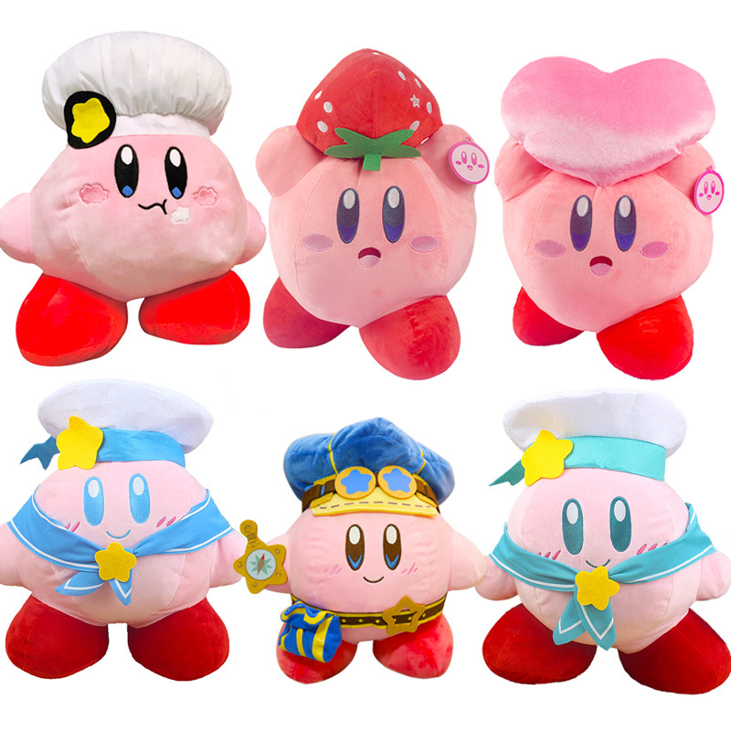 

2020 New 35/38cm Big Size kirby Plush Pink Waddle Dee Doo Soft Stuffed Toy for Children Birthday Gift Q1219