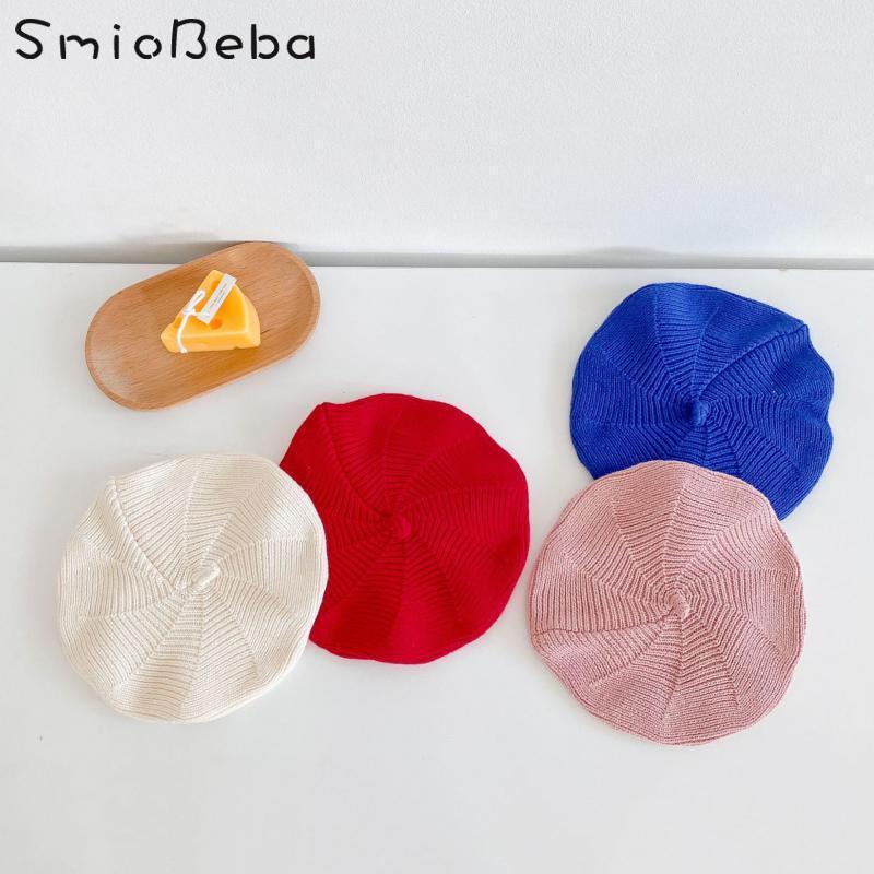 

Ins 2020 Autumn 9 Month Baby Boy Cap New Boys And Girls Baby 3 Months - 3 Years Old Beret Multi Color Girl Wool Hat1, Pink