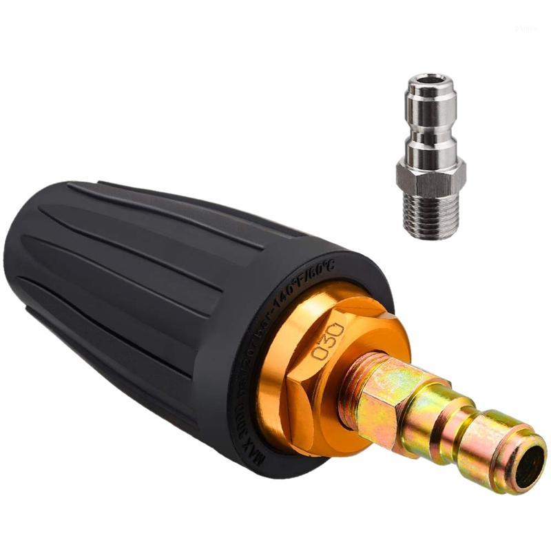 

Pressure Washer Rotating Spray Turbo Nozzle Universal For Hot And Cold Water 3,000 Psi, 3.0 Orifice, 3.0 Gpm With 1/4 inch Quick1