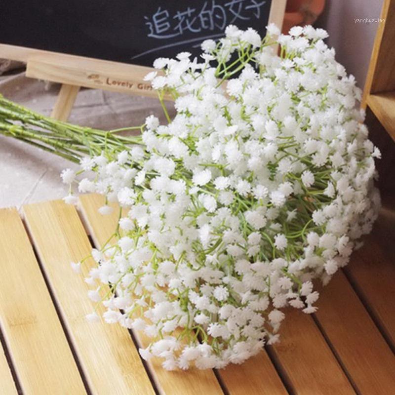 

DIY Artificial Baby's Breath Flower Gypsophila Fake Silicone Plant For Wedding Home Hotel Party Decorations 6 Colors1, Green