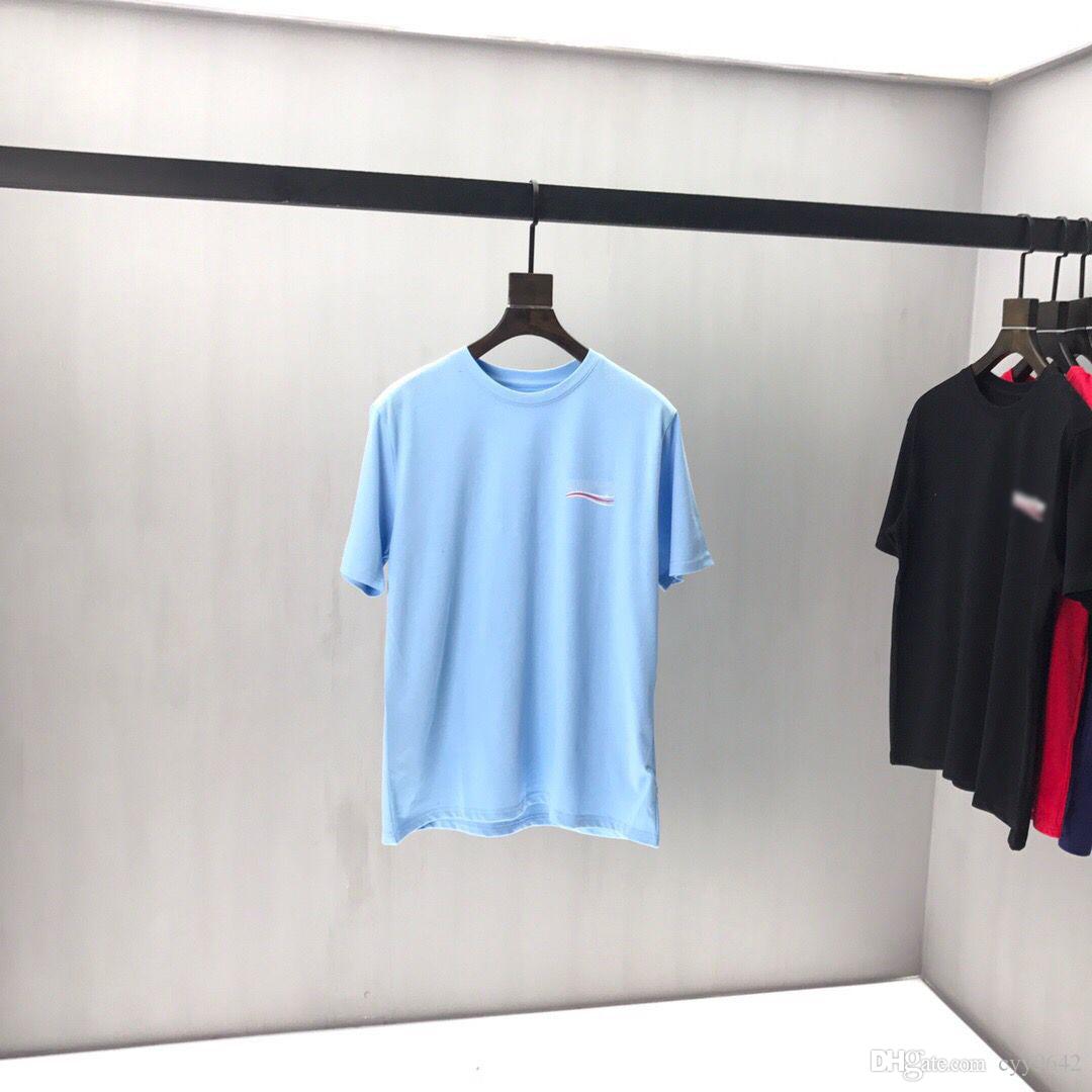 

New AOP t-shirt letter knitted sweater in autumn / winter 2021 Custom jacquard knitting machine enlarged detail crew neck cotton, Black