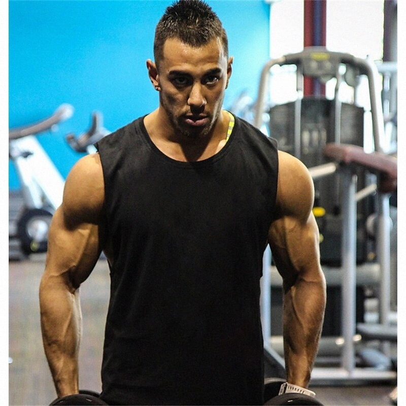 Men's Undershirt Solid Color Crew Neck Casual Daily Sleeveless Tops Lightweight Fashion Big and Tall Sports Blue White Black E6Ph#