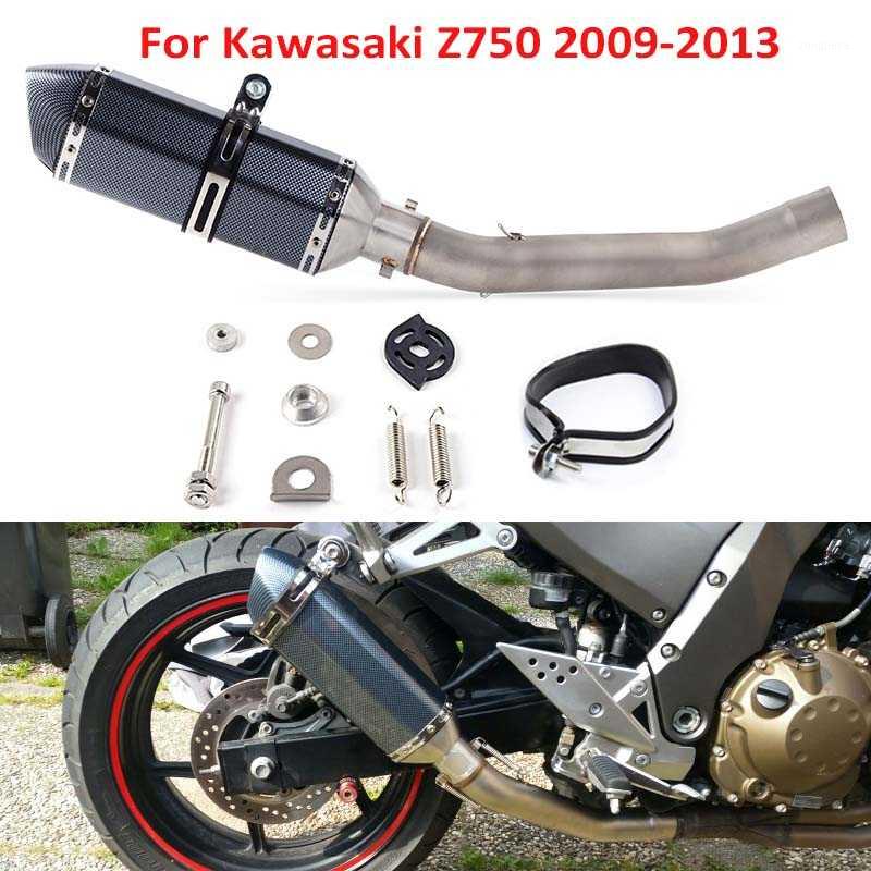 

For 2007-2013 Z750 Slip On Exhaust System Escape Z750 Motorcycle Exhaust Muffler Pipe Mid Link Connect Tube1