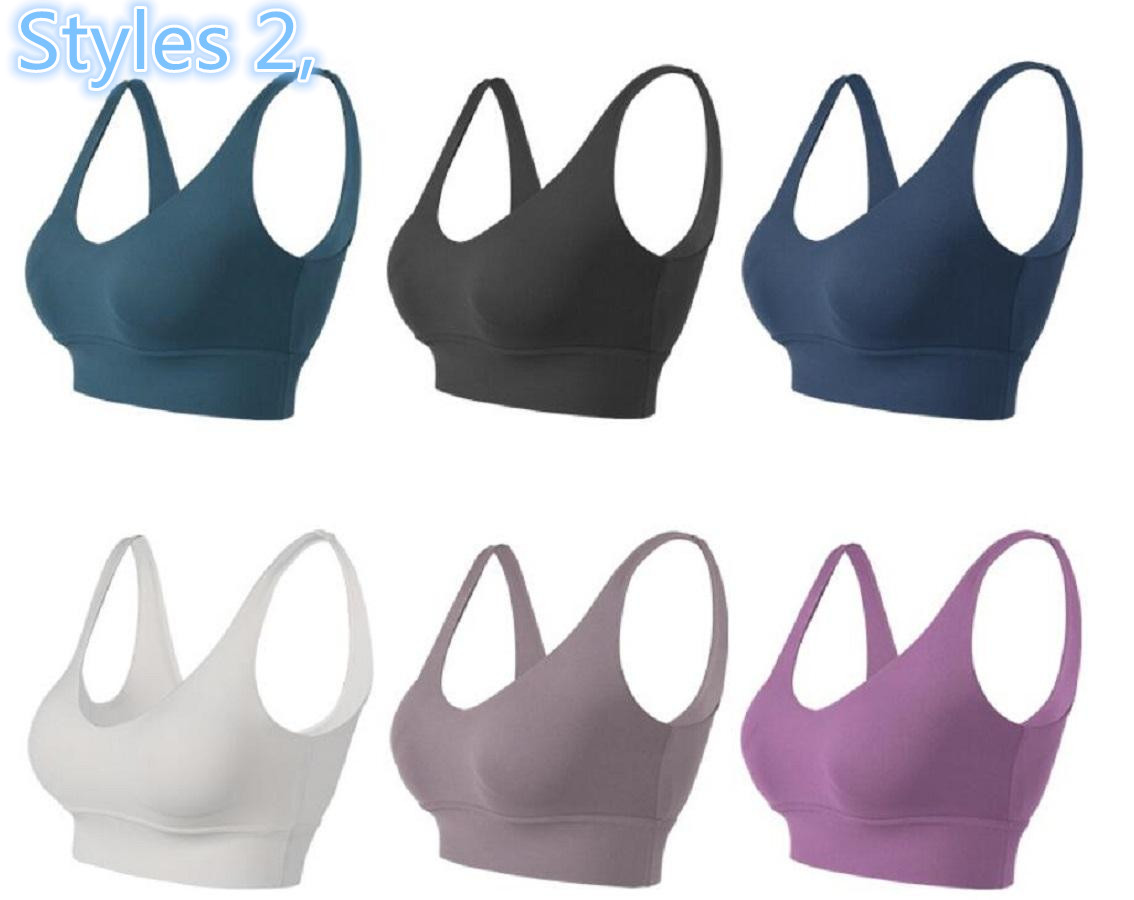 

Yogaworld sports bra LU bodybuilding all match casual gym push up bras high quality crop tops indoor outdoor workout clothing, White;red
