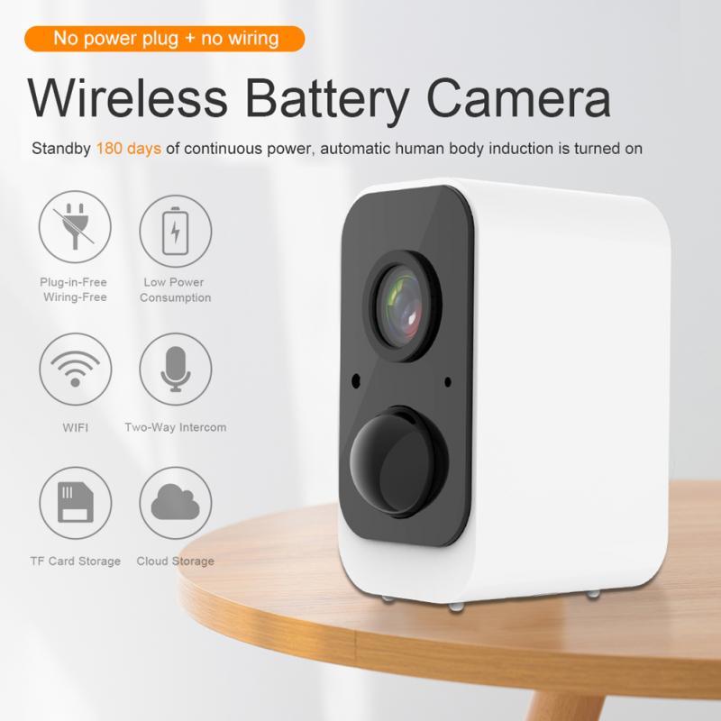 

1080P Wireless Battery Cam Night Vision Surveillance HD IP Camera Weatherproof Home PIR Monitor Security Home Device