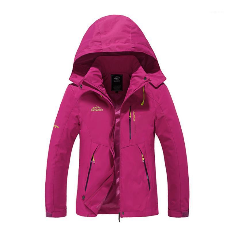 

2020 Women' Summer Spring Autumn Hiking Fishing Camping Jackets Waterproof Breathing Hood M-5XL Trousers1, Wine red