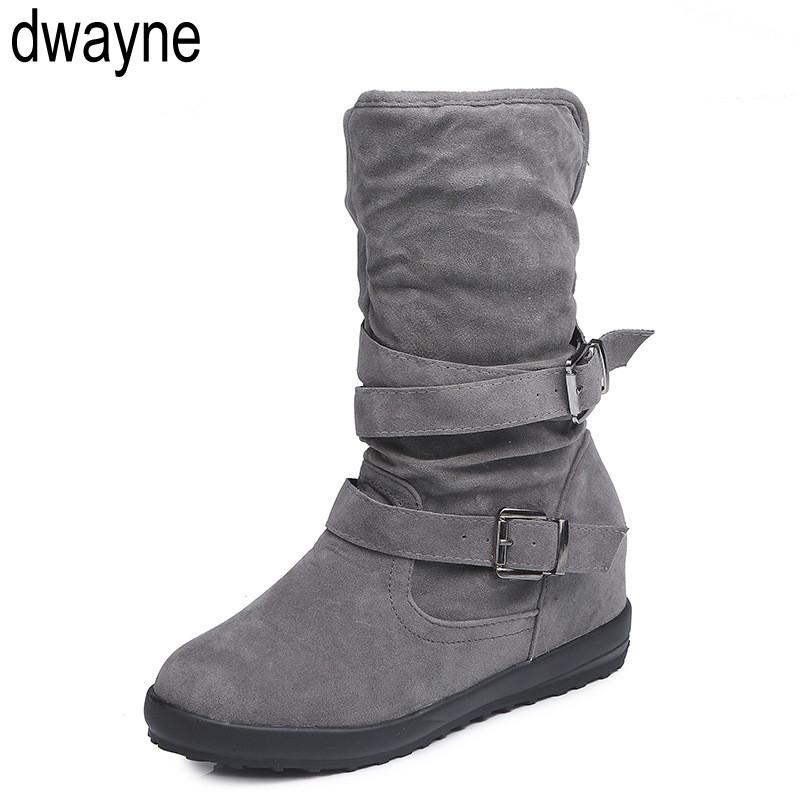 

Vintage Belt Buckles Women Boots Autumn Winter Patchwork Square Heels Round Toe Ankle Boots Ladies 745, Black