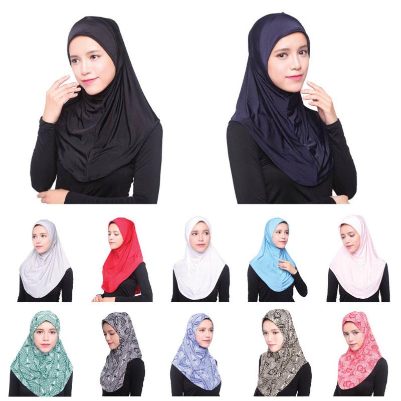 

Muslim Women Inner Hijab Headscarf Cap Islamic Full Cover Islamic Hat Unisex Men Women Hot Sale European and American shawls