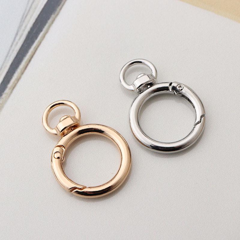 

Keychains Round Shape Metal Keychain Accessories Charms Key Chains For Man Women Lanyard Car Holder Wallet Keyring Creative Gift, Silver