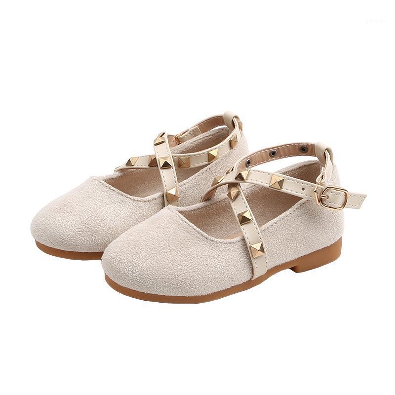 

2021 new children's rivets baby girl children dress party children princess shoes 1 2 3 4 5 6 years old1, Black