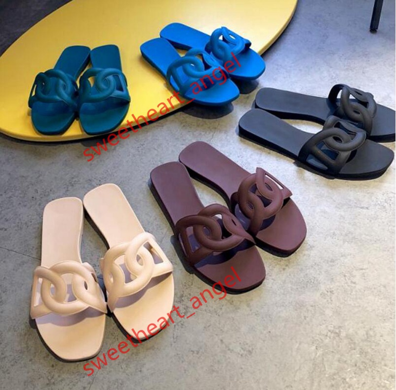 

Classic ladies sliders luxury Summer beach Cartoon Big Head Slippers Designer Leather Flat woman shoes Hotel Bath slippers