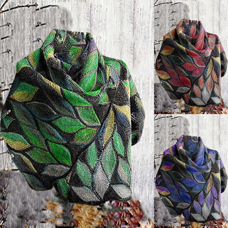 

Women's Warm Scarf For Winter Foulard Femme Fashion Sided Colorful Crochet Thickened Knitted Soft Wrap Scarves Shawls For Women