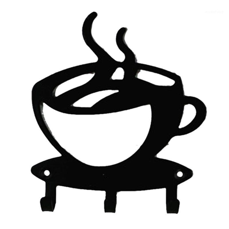 

4 Creative Coffee Cup Wall Hanging Nordic Minimalist Style Personalized Home Key Hooks1