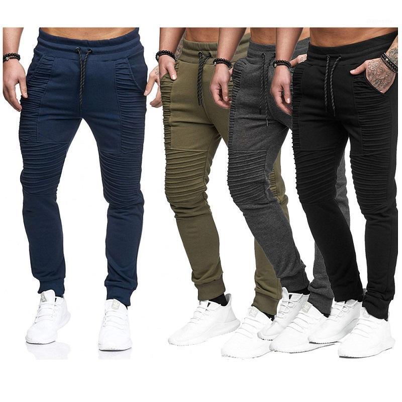 

Men's Autumn Winter New Sports Trousers Hip Hop Stripe Design Fashion Loose Feet Fitness Jogging Pants Sport Pants Men Training1, Black