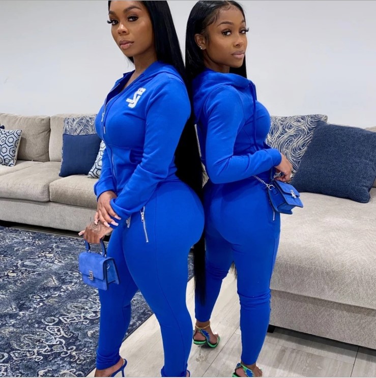 

Autumn Hoddie Women Outfit Set Sweatsuits For women 2 piece Jogging Suits Fleece +Zipper Pants Fashion Streetwear, Pink