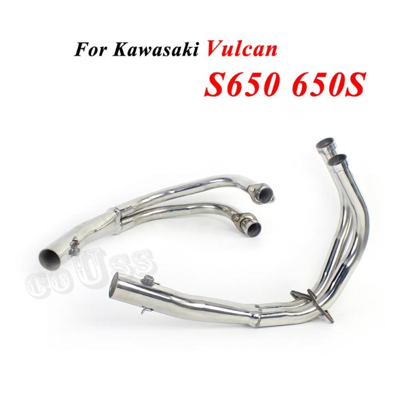

For Vulcan S 650 S650 650S Escape Moto 51mm Full Front Link Slin 0n Systems Motorcycle Exhaust Pipe Modified Motorcross