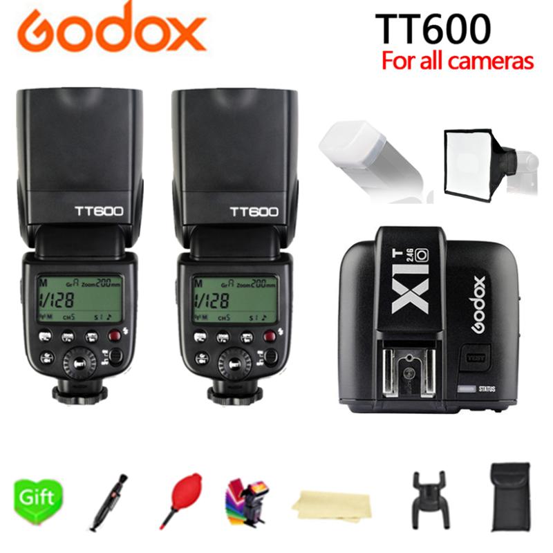 

2x Godox600600S 2.4GL HSS Speedlite Flash + X1T-C X1T-N X1T-S X1T-O X1T-F Trigger for