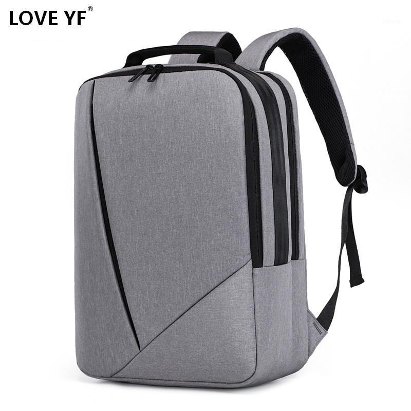 

New business computer backpack large-capacity waterproof outdoor travel bag usb rechargeable college student bag mochila1, Set 12