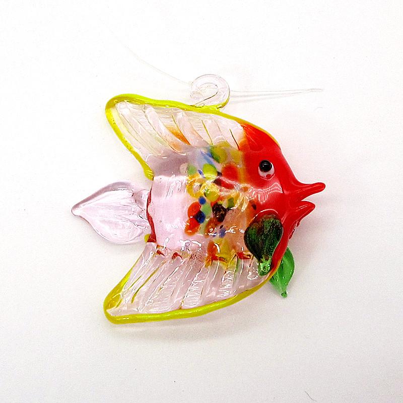 

Floating Glass Bubble tropical Fish Ornament miniature sea animal figurine home Aquarium fish tank decor Accessories art Pendant
