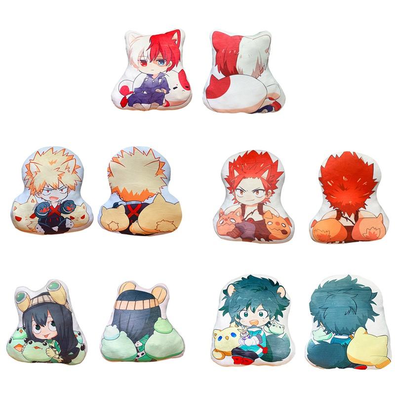 

1pcs My Hero Academia Anime Plush Toys Boku Yoh Asakura Katsuki Bakugo Shoto Toooroki Pillow Cartoon Stuffed Toys Girl Kids Gift