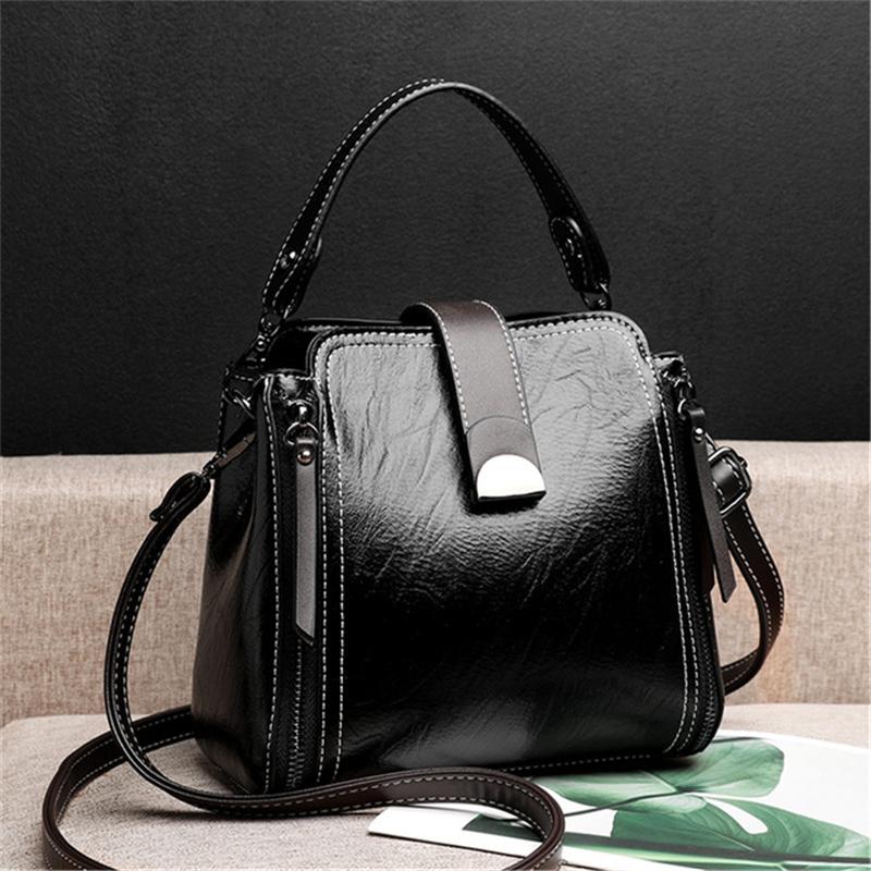 

Bags for Women 2021 New Luxry Handbags Women Mini Shoulder Crossbody Bag PU Leather Luxury Handbags Designer Bags Sac, Black