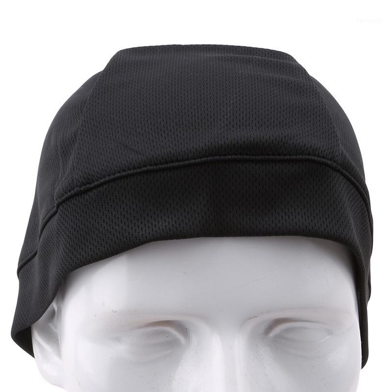 

Men Cap Elastic Bicycle quick-drying Breathable Elastic Hat Outdoor Riding Sports Equipment Riding Hat1, Black