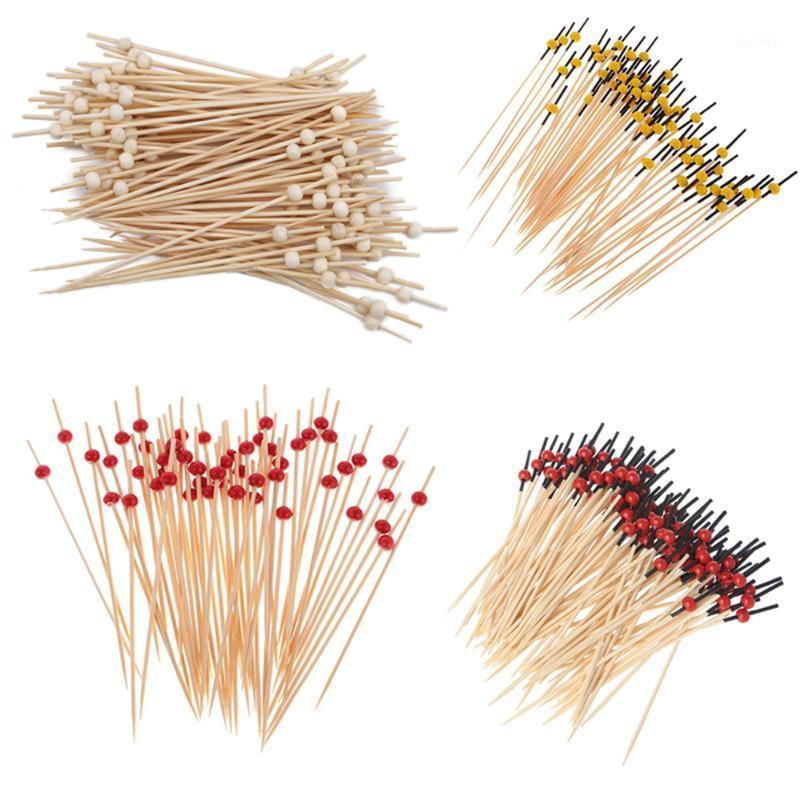 

New 100Pcs 12cm Disposable Art Fruit Fork Creative Cocktail Party Sign Pastry Decoration Sign / KTV / Party Bar1