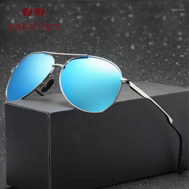 

oakshion Classic Men's Sunglasses Polarized Vintage Metal Brand Designer Sun Glasses For Men Retro Round Pilot Driving Eyewear1