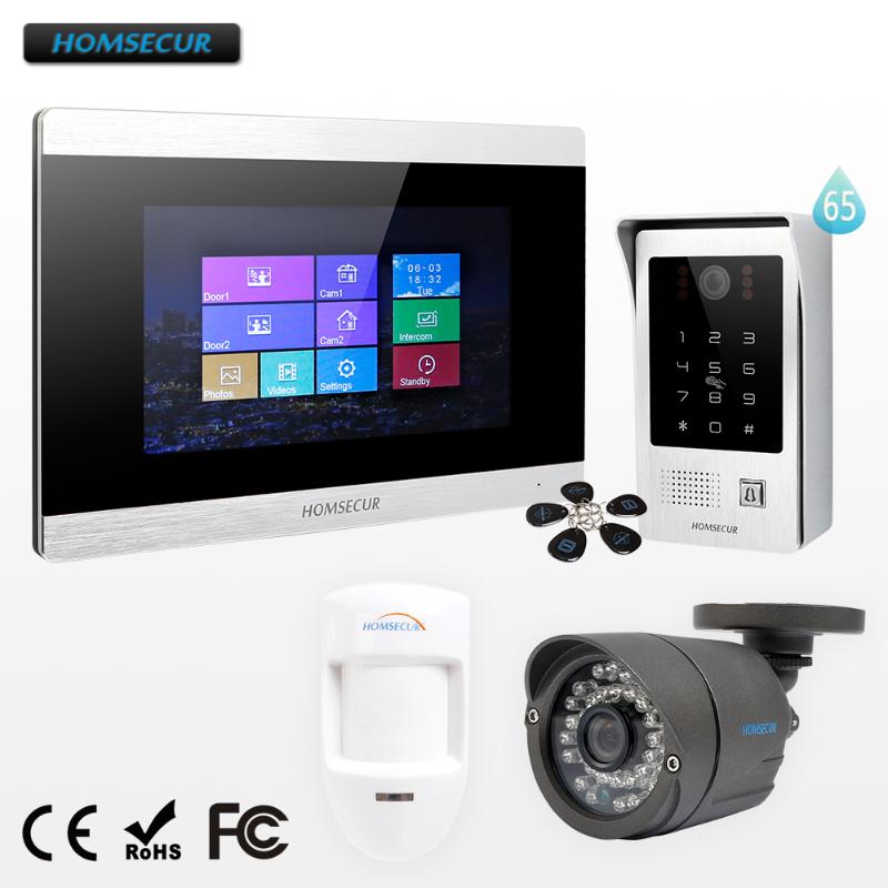 

HOMSECUR 7" Wired Video Door Entry Security Intercom+RFID Access for House/Flat BC091+BM715-S