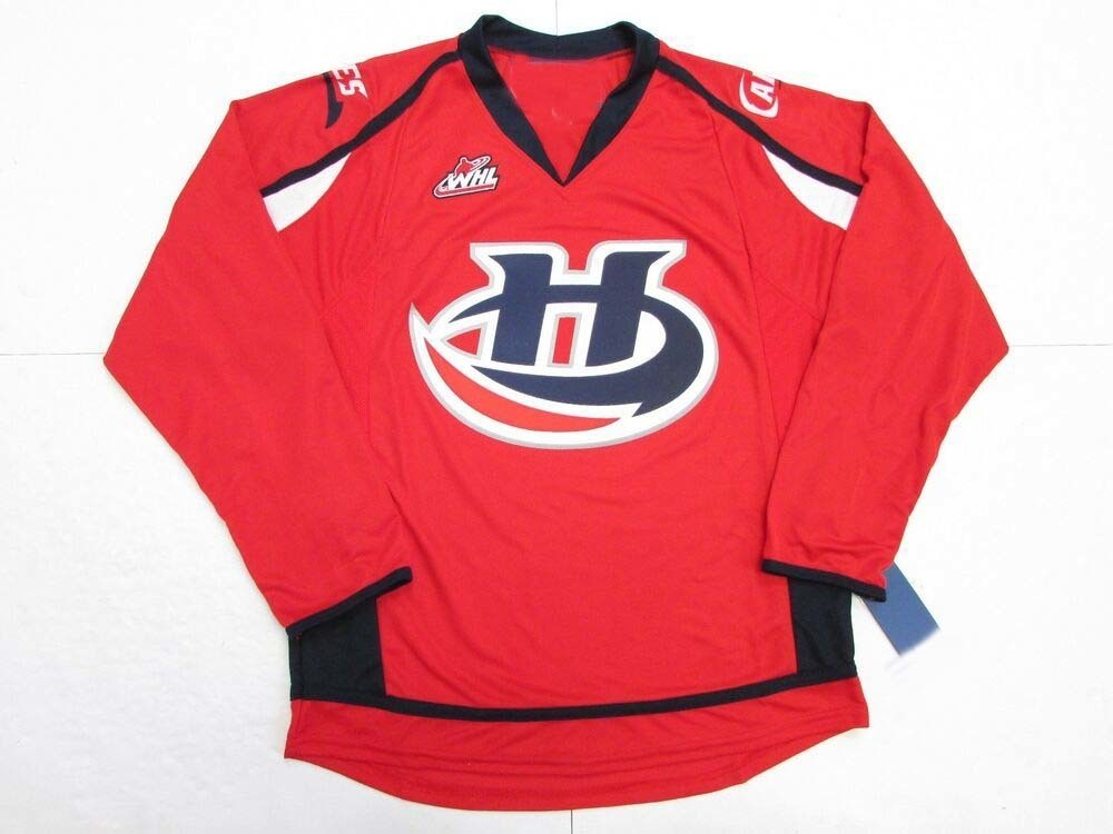 

STITCHED CUSTOM LETHBRIDGE HURRICANES NEW RED WHL HOCKEY JERSEY ADD ANY NAME NUMBER MENS KIDS JERSEY -5XL