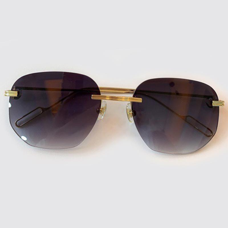 

Rimless Sunglasses Women Luxury Men Vintage Brand Square Sun Glasses UV400