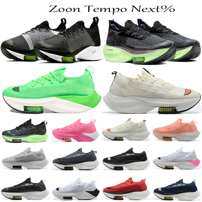 

New Zoom Alpha Watermelon Mens Fly Next% Running Shoes Black Electric Green Racer Blue Bred Tour Yellow Volt Men Women Knit Sneakers, 11