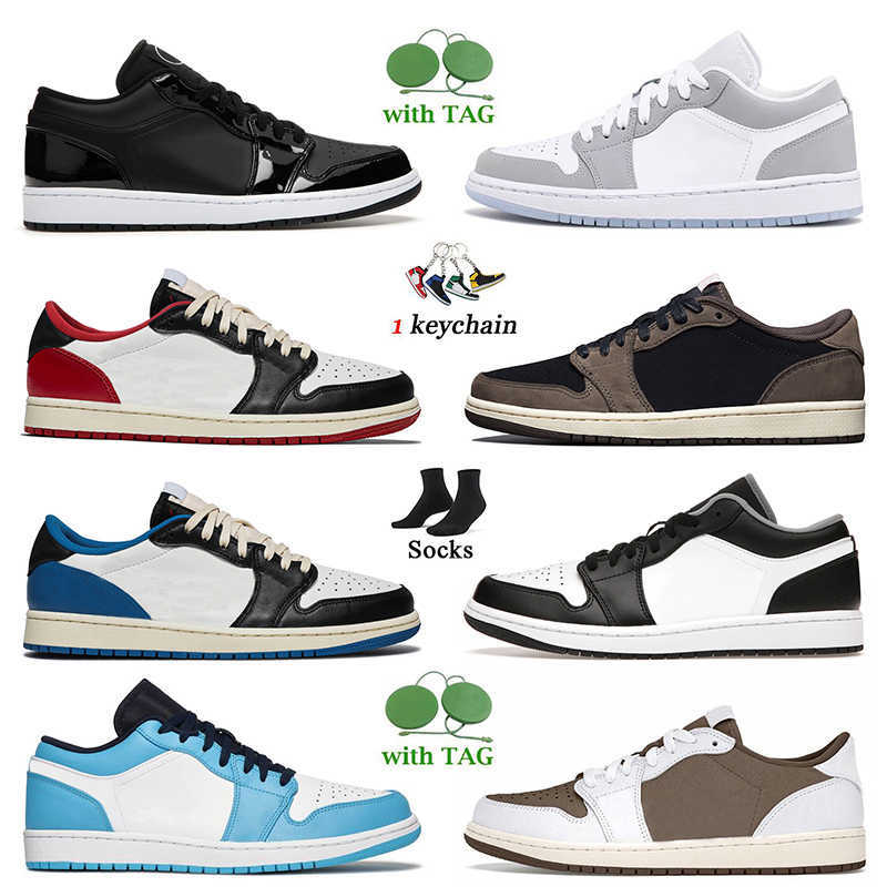 

Low Basketball Shoes 1s Jumpman 1 Carbon Fiber All-Star Wolf Grey Black Toe Cactus Jack Fragment UNC Reverse Mocha Women Mens Sports JORDÁN