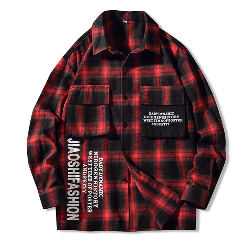 

Men's shirt Slim casual single-breasted plaid shirt men's spring and autumn new long-sleeved quality tops Plus size 5XL, Blue