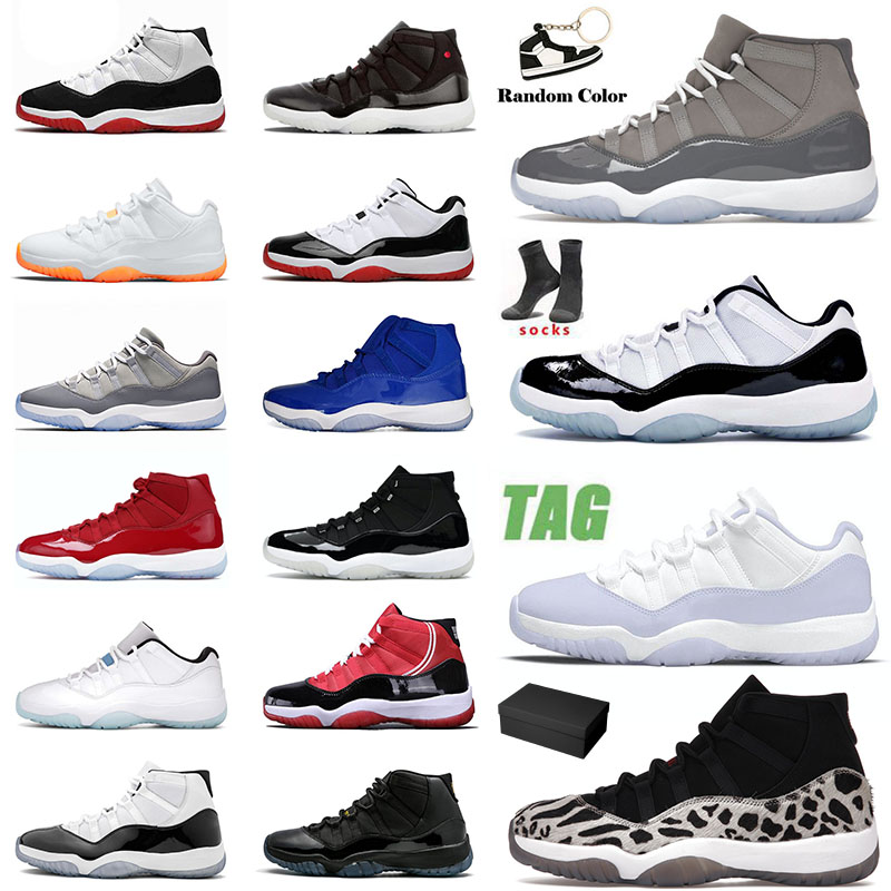 Basketball Chaussures Jumpman 11 11S XI Mens femmes Femmes Cool Grey Animal Instinct Designers Sneakers Citrus Violet Low Low Blue Sports Space S