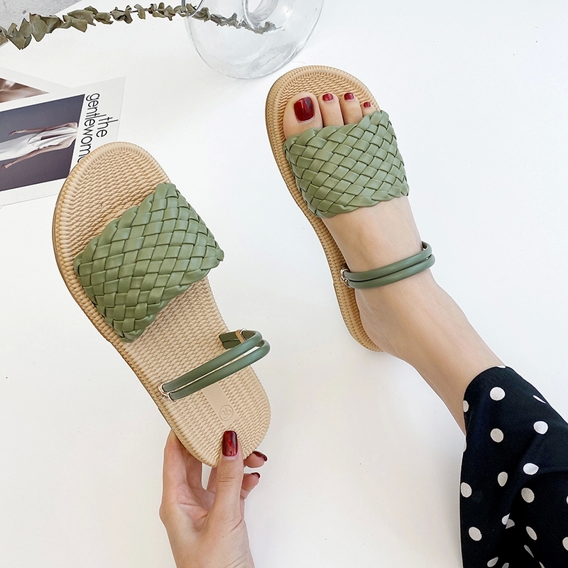 

2020 New Fashion Summer Women's Sandals Female Flats Sandal Light Beach Casual Shoes Women Sandals Plus Size 40 Wedges Shoes #oV6c, Beige