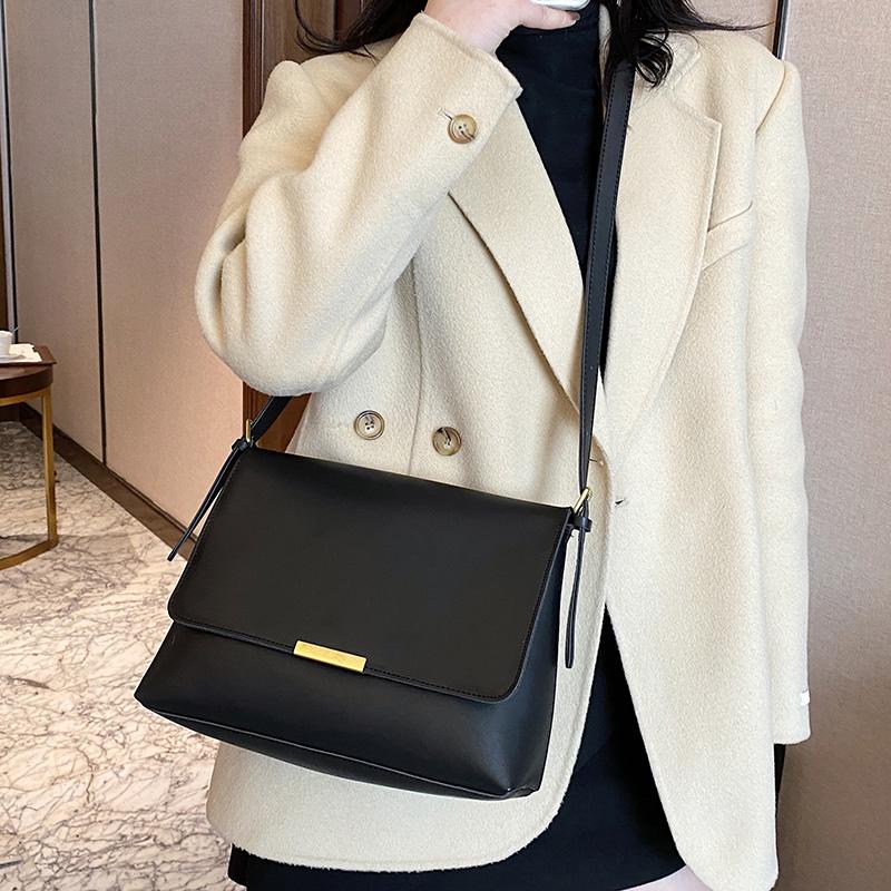 

Casual Pu Leather Women Handbags Fashion Ladies Small Crossbody Bags for Women Purses High Quality Female Shoulder Messenger Bag, Black