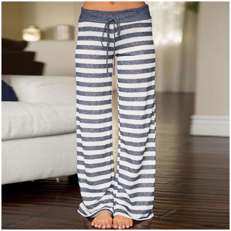 

2021 New i to European Fashion Loose-up Bow-up Pants NYVS, 0626 strip