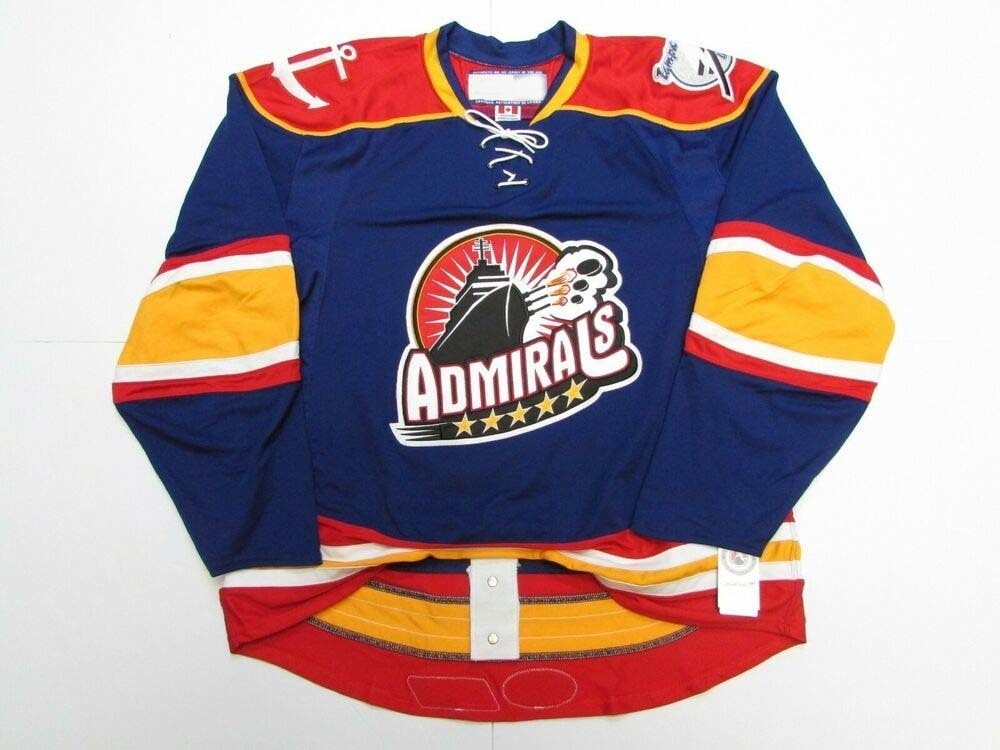 

STITCHED CUSTOM NORFOLK ADMIRALS AHL BLUE HOCKEY JERSEY ADD ANY NAME NUMBER MENS KIDS JERSEY -5XL