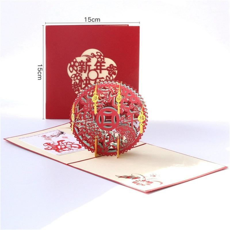 

2020 Pig Year New Year Greeting Card Handmade Stereo Greeting Card Creative Dropshipping #0101 A2#1
