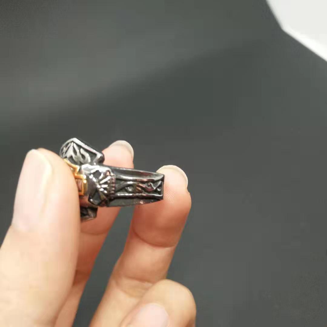 

Harley Personality 7-13 Steel Domineering Hot Fashion Retro Punk 316L Size Free Ring Ring Titanium Motorcycle Shipping Sale Jewellery Vlkke, Slivery;brown