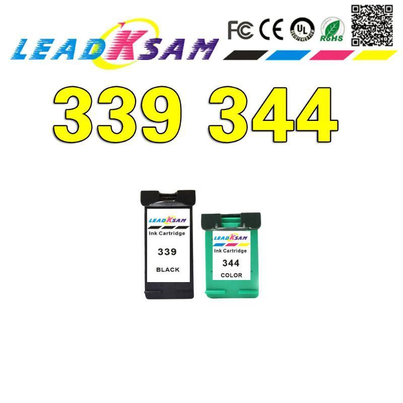 

LEADKSAM 339 344 ink cartridge compatible for 339 344 for officejet 7210 7313 7410 Photosmart 2710 8450 printer1