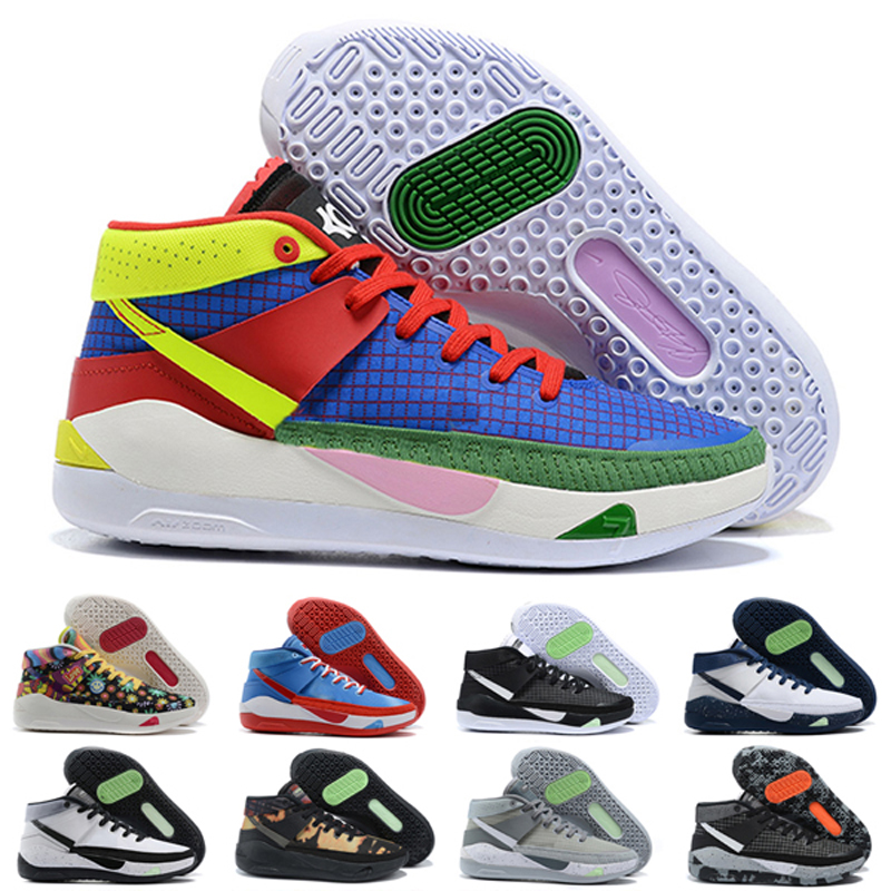 

2021 KD 13 Funk 2K Gamer Exclusive Men Basketball Shoes Top quality KD13 green Multi Color black Sneakers Size US 7-12, As photo 23