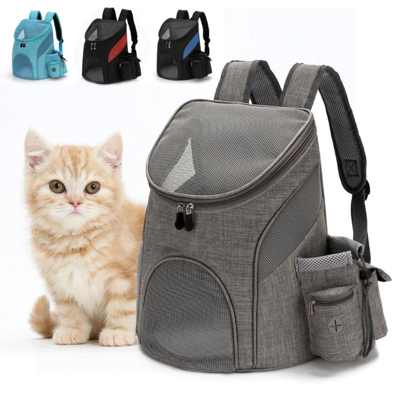 

Travel Pet Dog Backpack Portable Breathable Carrier bag for puppy dog cat animals Folding Mesh bags Outdoor product