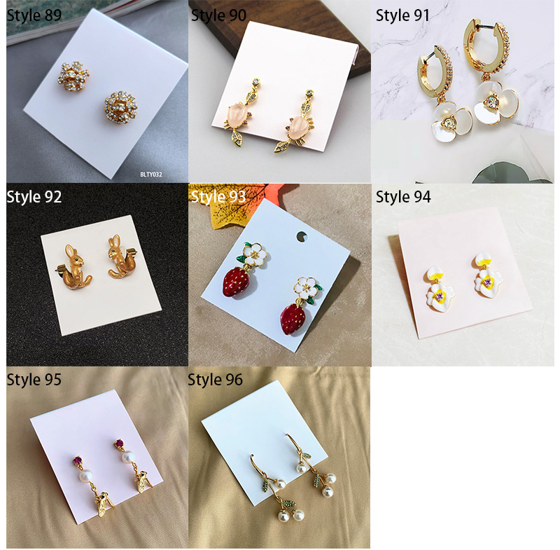 

Cute Crab Charm Earrings Flower Charm Earring
