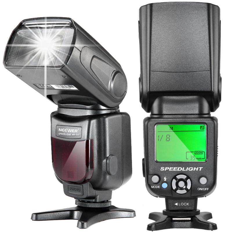 

Neewer NW-561 LCD Display Speedlite Flash for D7200 D7100 D7000 and All Other DSLR Cameras with Standard Hot Shoe