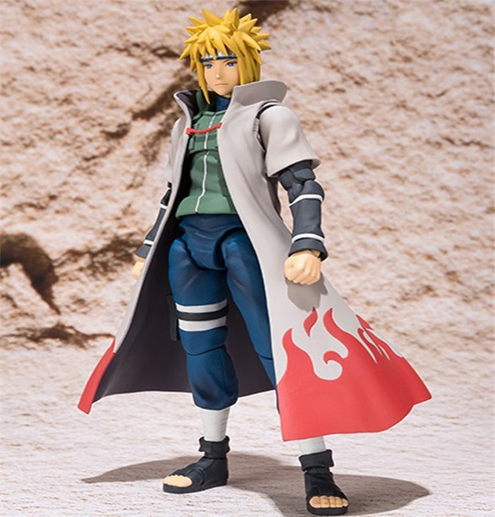 

SHF 15cm Naruto Sasuke Namikaze Minato Action Figures Toys Y200811