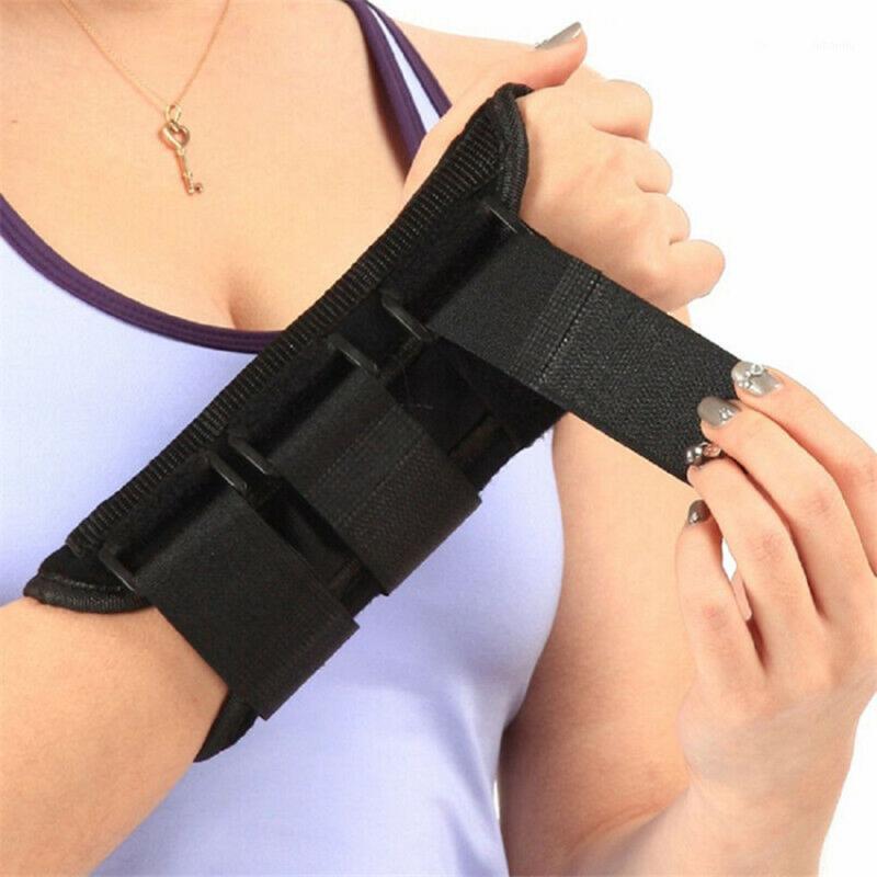 

Wrist Support Brace Gym Gloves Straps Pad Bandage Belt Left or Right Hand Breathable Durable Splint Arm Protector Adjustable1, Worn on right hand